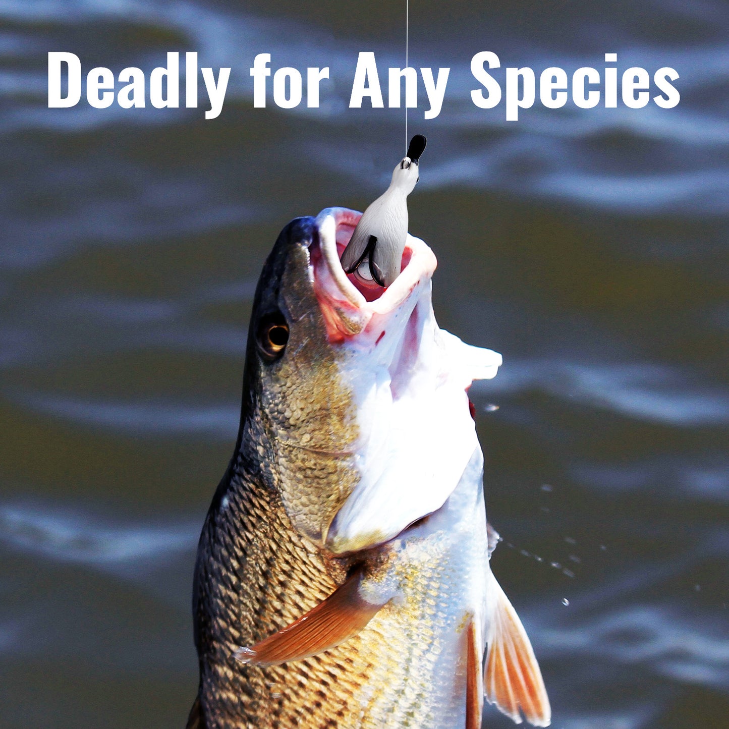 CASTSTRIKE Topwater Duck Lures for Bass Fishing, 5pcs Realistic Soft Weedless Duck Bait Floating with Tackle Box Freshwater Saltwater Pike Musky Catfish Topwater Swimbait Duckling Lure Propeller