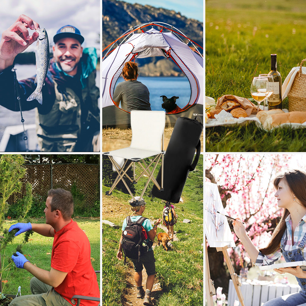 Portable Camping Chair , 15 Inch Seat