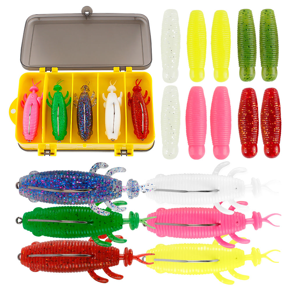 Ned Rig Baits Kit, Tackle Box Included