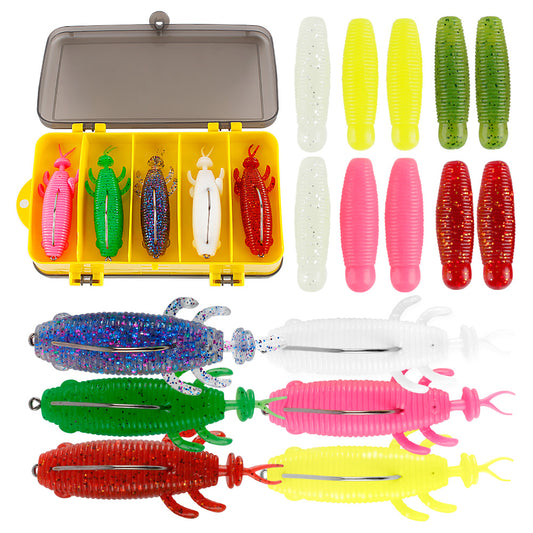 Ned Rig Baits Kit, Tackle Box Included