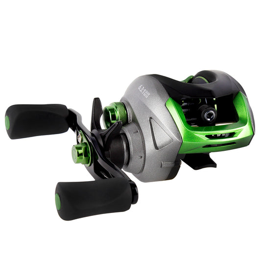 Baitcaster Fishing Reel 11LB Drag 6 Stainless Steel Bearings Lightweight Casting Reel with Magnetic Braking System for Freshwater and Saltwater Fishing 6.3 Gear Ratio