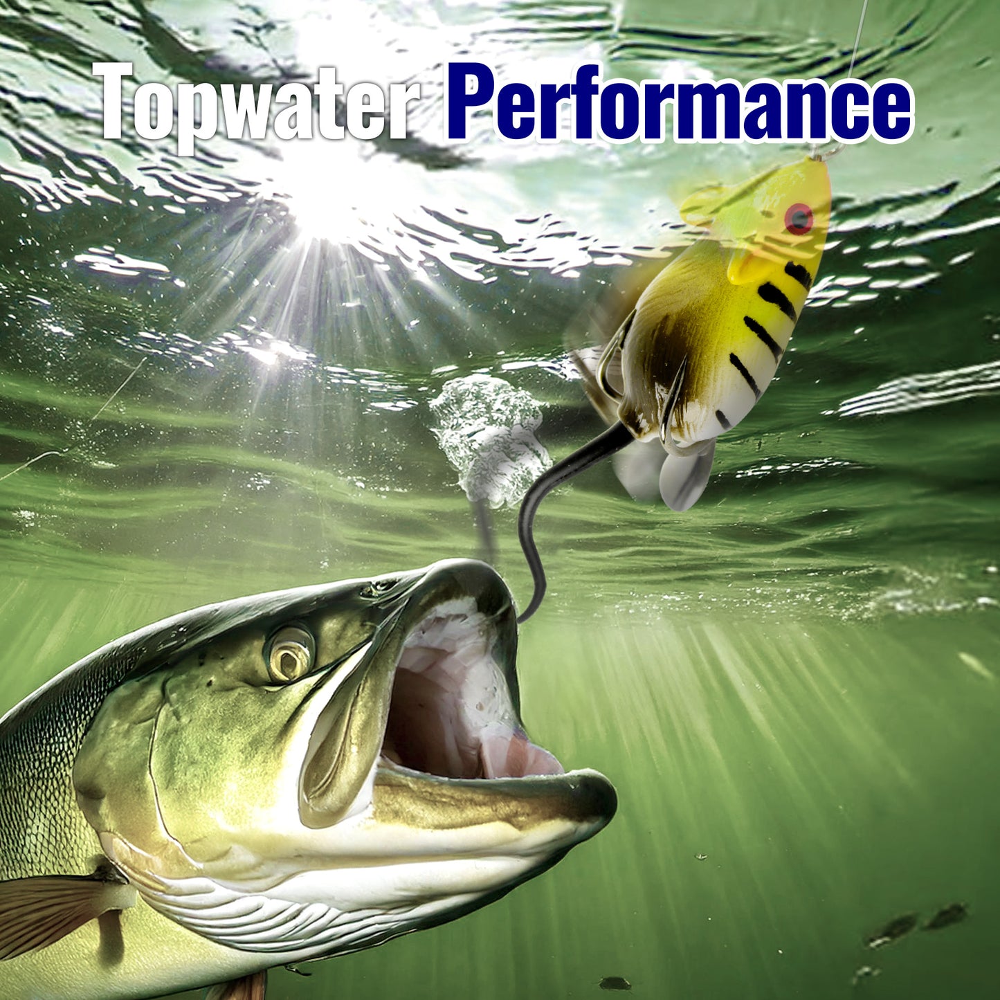 CASTSTRIKE Topwater Mouse Rat Fishing Lure, 5pcs Realistic Soft Rat Bait for Bass, Trout, Pike, Muskie, Hollow Body, Weedless Double‑Barb Hooks, Spinnerbait Blade, Glide Bait & Crankbait Compatible