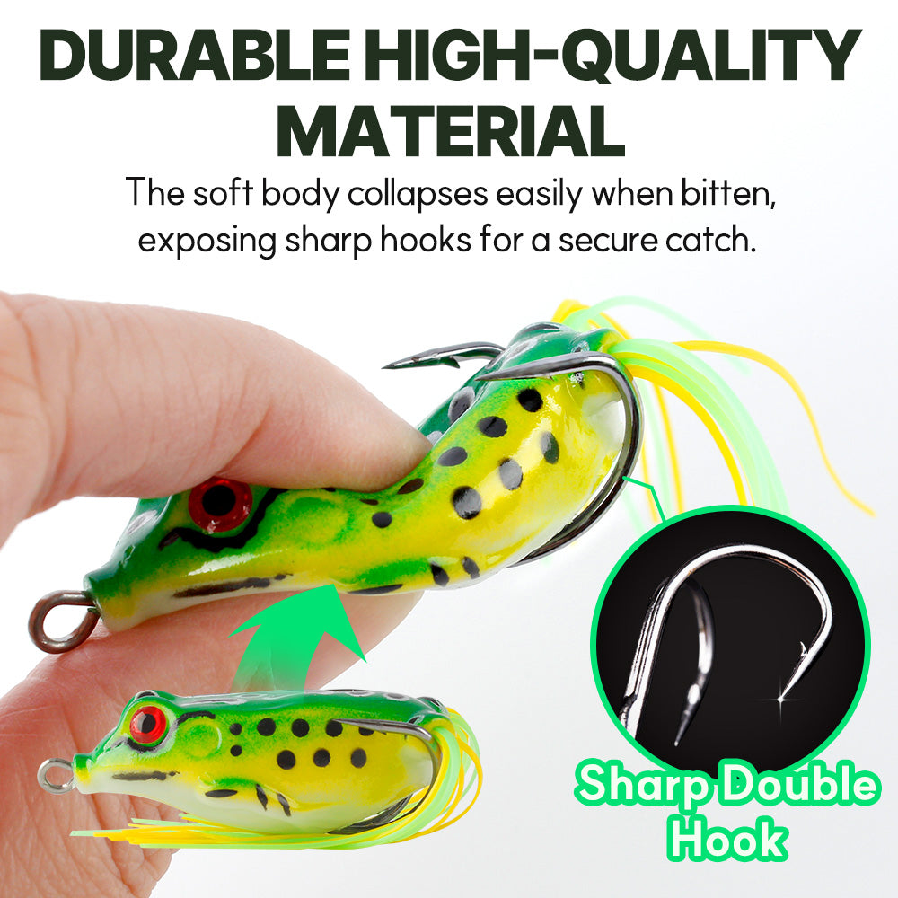 Topwater Frog Lures 5pcs