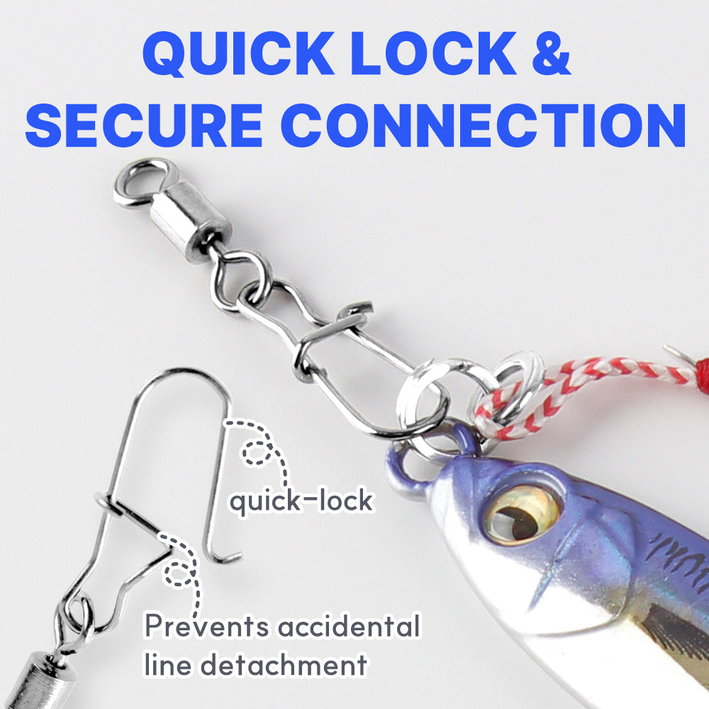 High-Strength Fishing Snap Swivels