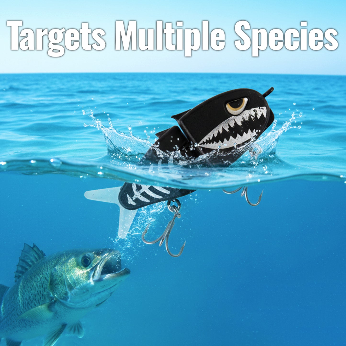 CASTSTRIKE 2PCS Mini Jointed Glide Bait Swimbait Bass Fishing Lure Slow Sinking Multi Jointed Fishing Lures for Freshwater Saltwater Realistic Wobbling Swimbait with 2 Extra Tails Treble Hooks