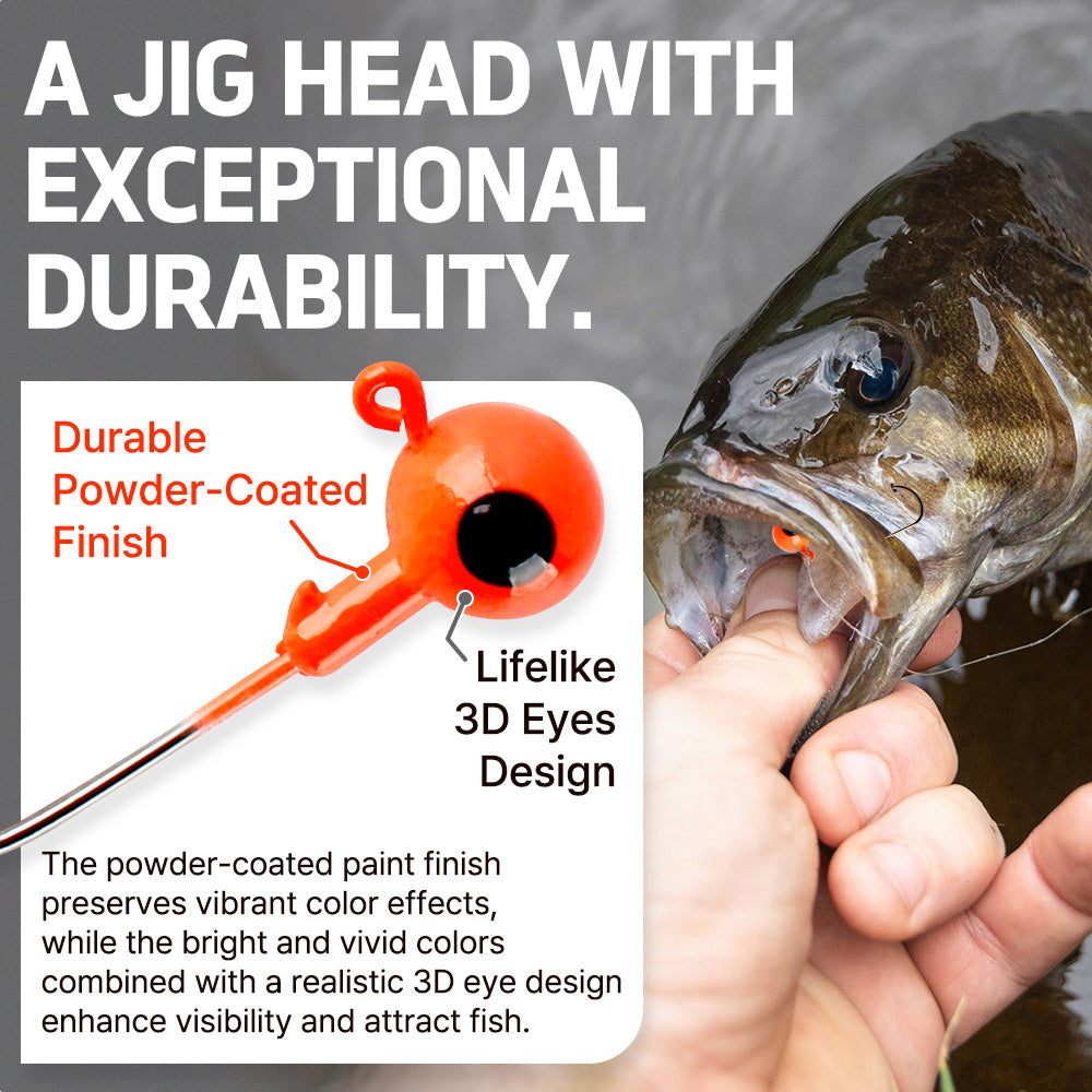 Fishing Jig Heads Kit Crappie Jigs 29PCS