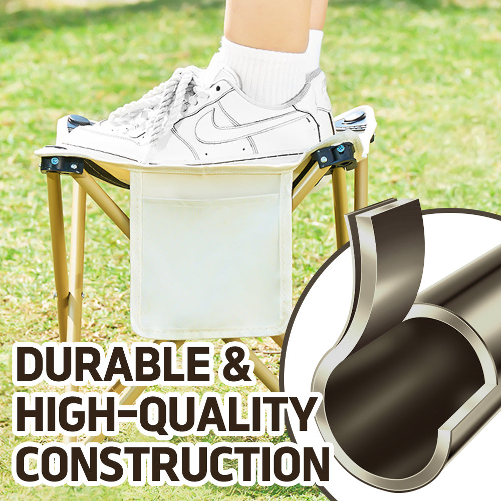 Folding Camping Stool, 13 Inch Chair