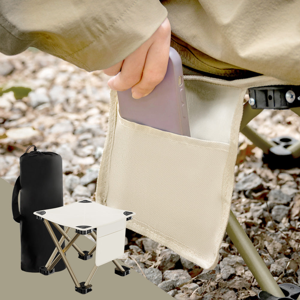 Folding Camping Stool, 13 Inch Chair