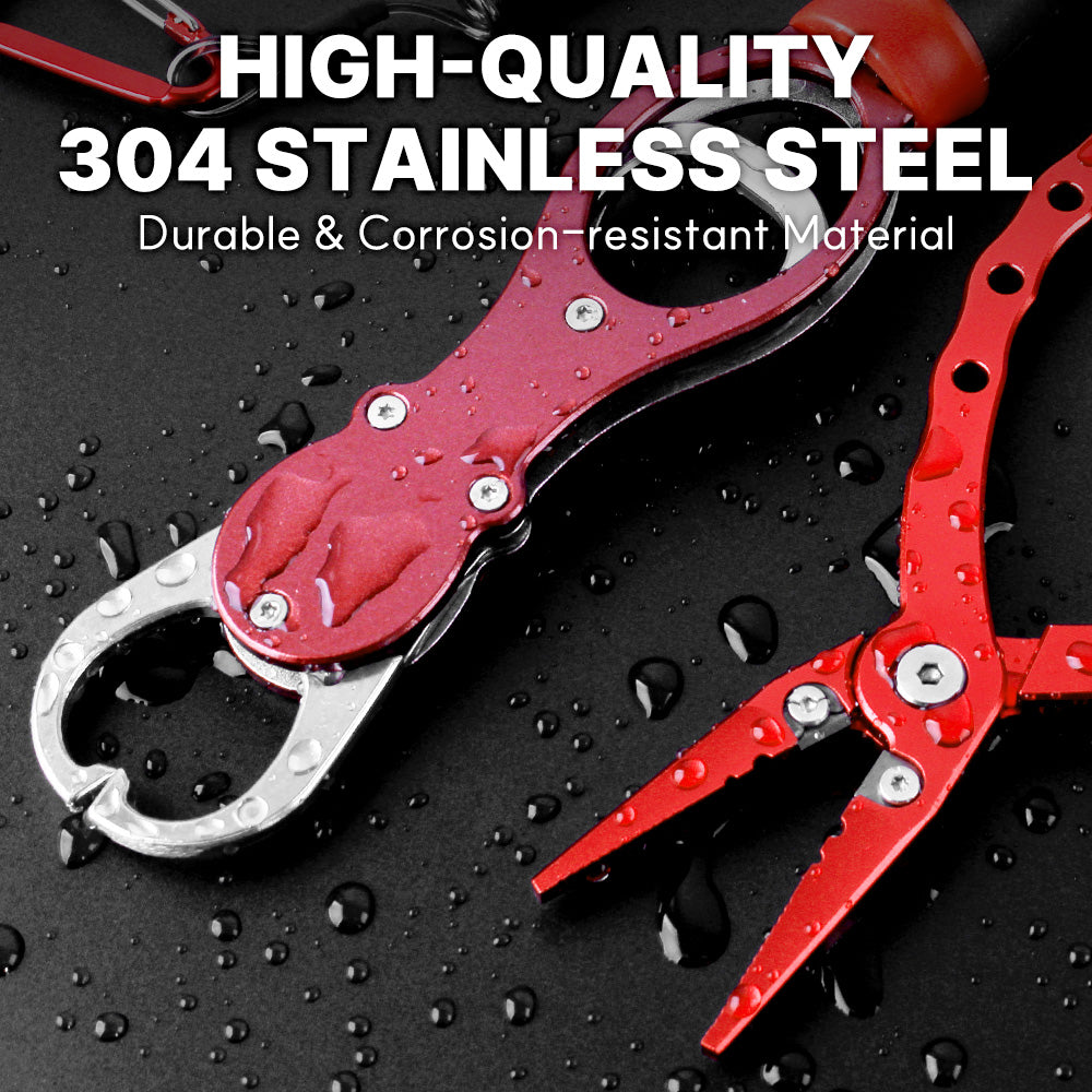Split Ring Plier & Gripper Combo Red Blue
