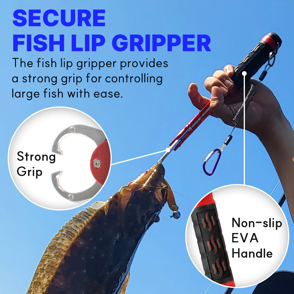 Split Ring Plier & Gripper Combo Red Blue