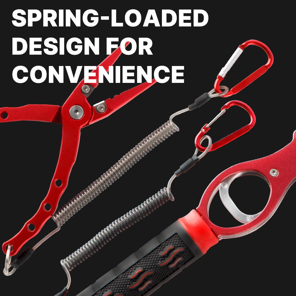 Split Ring Plier & Gripper Combo Red Blue